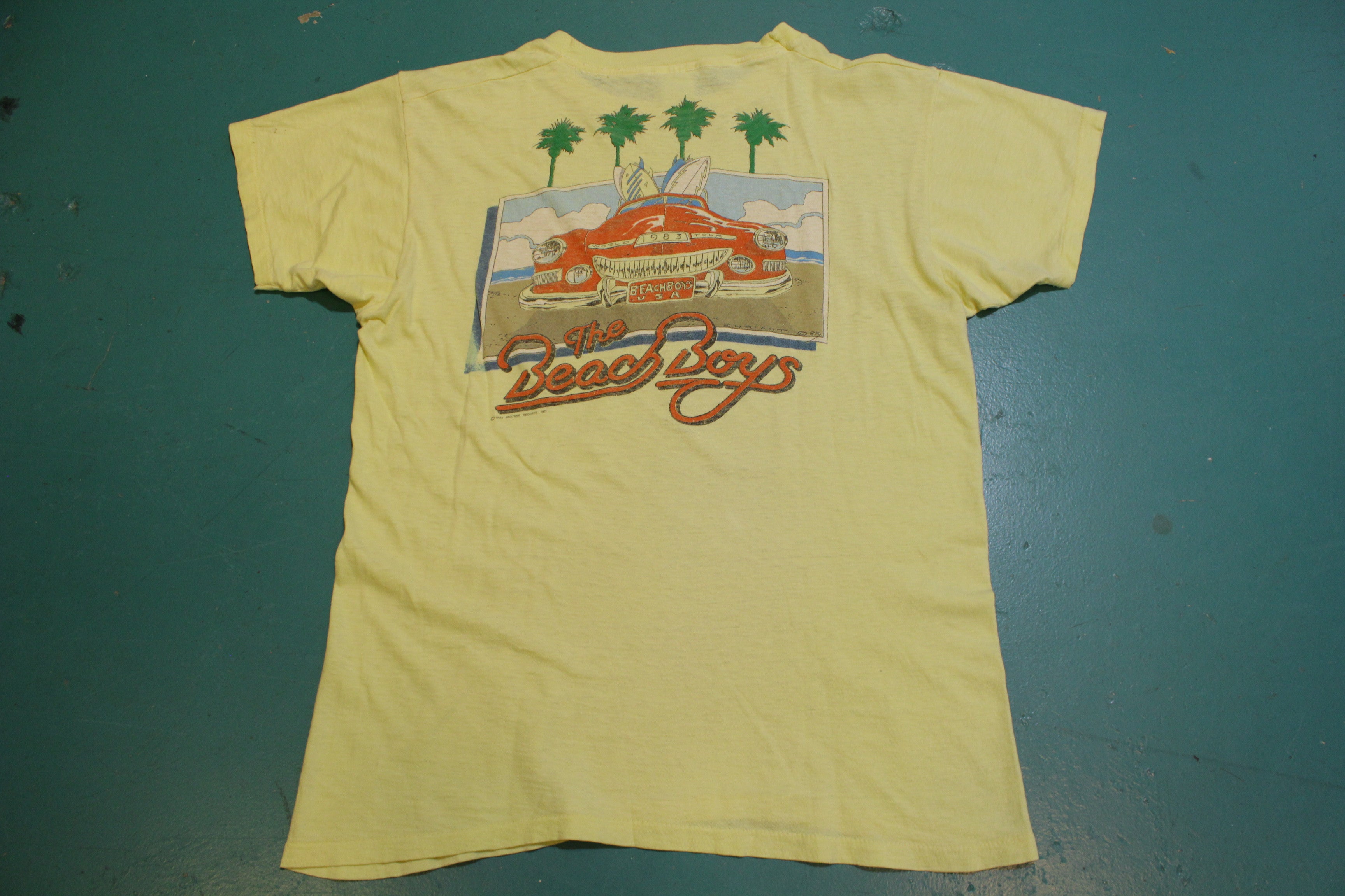 The Beach Boys 1983 World Tour Vintage Screen Stars Single Stitch