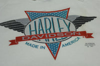 Harley Davidson Motorcycles Vintage 90's 1991 3D Emblem Hoodie Sweatshirt