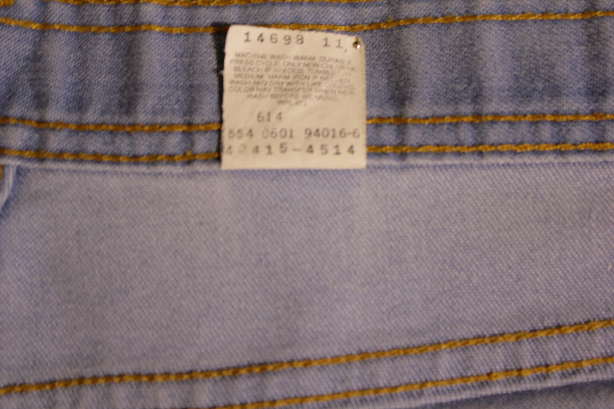 Levis Action Denim Vintage 1970's Jeans Made in USA  36.5" x 27.5"