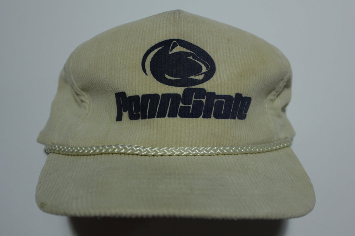 Penn State Vintage Corduroy 80s Adjustable Back Snapback Hat