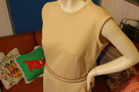Sears Fashions Vintage Sleeveless Half Zip Dress. 1970s or 1980s