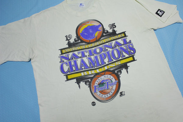 UCLA Bruins Vintage 1995 Final Four Seattle National Champions 90's Starter T-Shirt