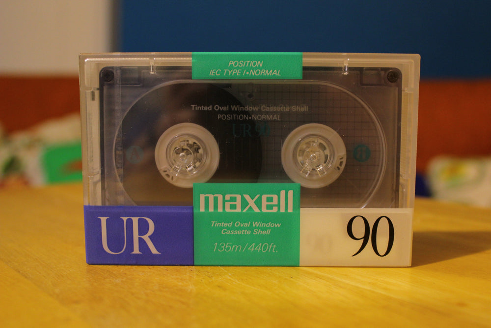 Maxell UR IEC Type 1 Normal 90 Blank Cassette Tapes. – thefuzzyfelt