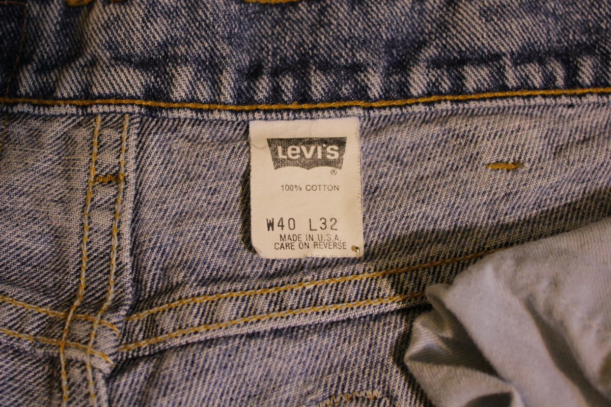 Levis Red Tab Made In USA Jeans 560 Rivets Vintage 80's 90s' 39x31 ...