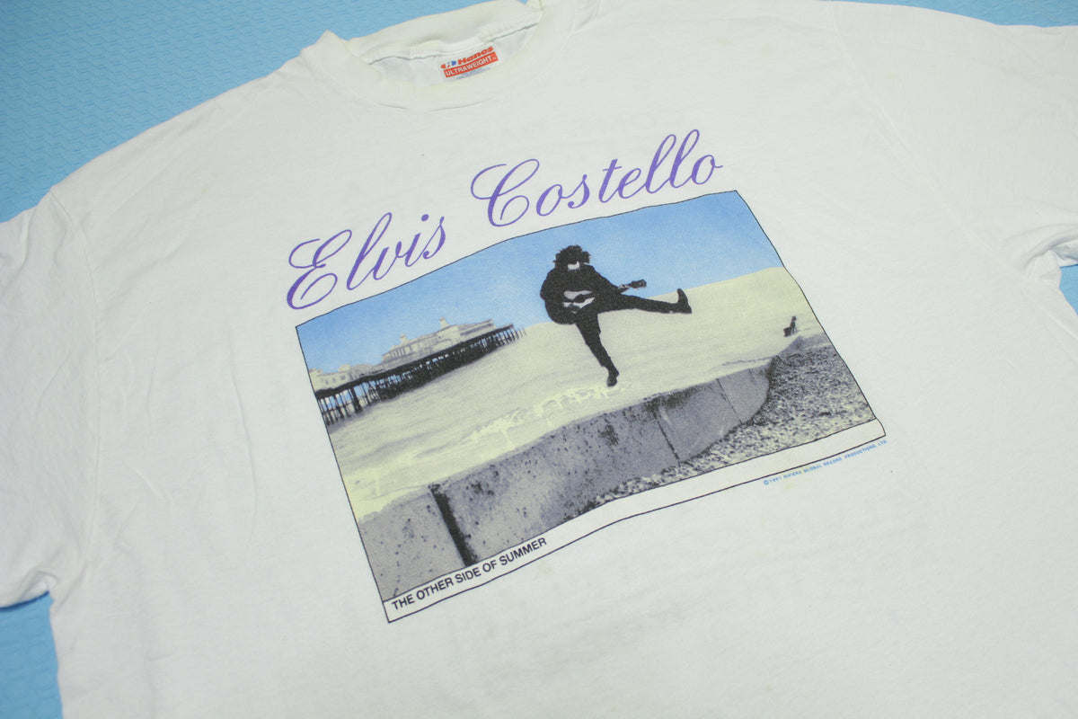 Elvis Costello & The Rude 5 Vintage 90's 1991 Come Back In A Million Years Tour T-Shirt