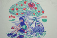 Born To Bike Oakley Dude Vintage 1994 90's Washington Apple T-Shirt