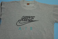 Nike Air Embroidered Vintage 80's 90's Gray Tag Crewneck Sweatshirt