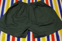 Surf Report International Made In USA Green Elastic Waist Shorts.