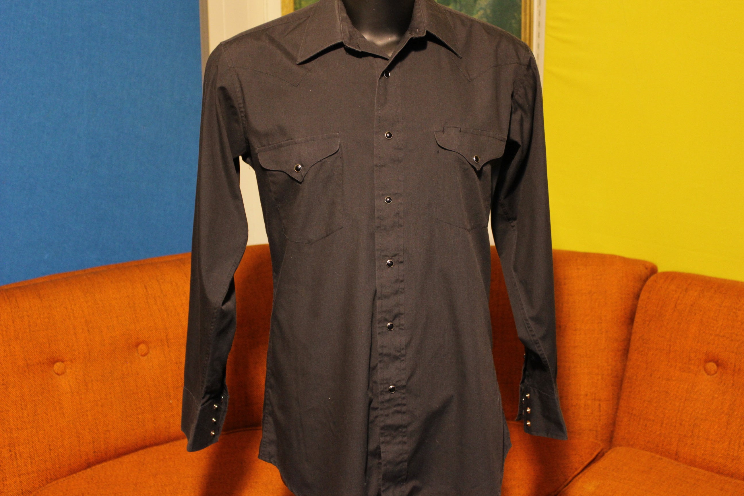 70s vintage HBARC western black shirt てなグッズや メンズ | bca.edu.gr