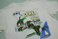 Kenya Hakuna Matata Vintage 80's Mt. Kilimanjaro Wildlife T-Shirt