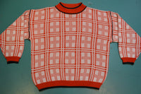 Exclusive Imports Vintage Geometrical Pattern 80's Winter Sweater