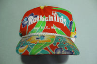 Rothchilds Roy SLC Murray Floral Party Print Bill 90s Adjustable Back Snapback Hat
