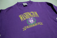 University of Washington Logo 7 Embroidered Huskies Vintage 90's Crewneck Sweatshirt