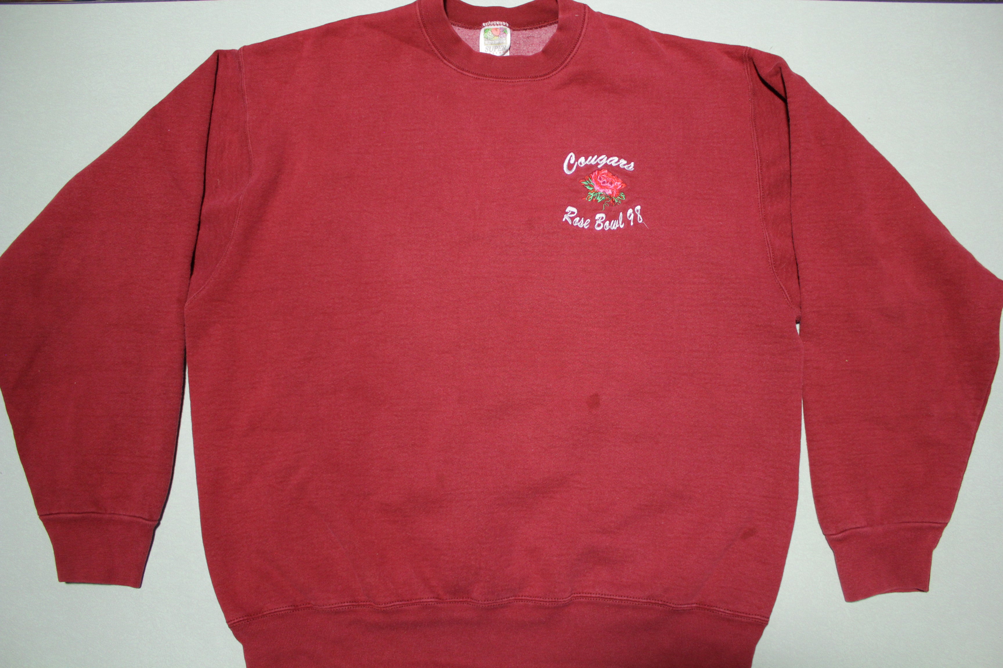 Deals 1998 Washington State Cougars vintage Rose Bowl crewneck