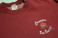 Rose Bowl 1998 Vintage 90's Washington State Cougars Heavyweight Crewneck Sweatshirt