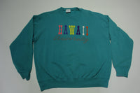 Hawaii University Vintage 90's Tultex Collegiate Crewneck Sweatshirt