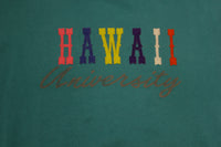 Hawaii University Vintage 90's Tultex Collegiate Crewneck Sweatshirt