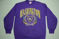 University of Washington Huskies Vintage 90's Nutmeg USA Crewneck Sweatshirt