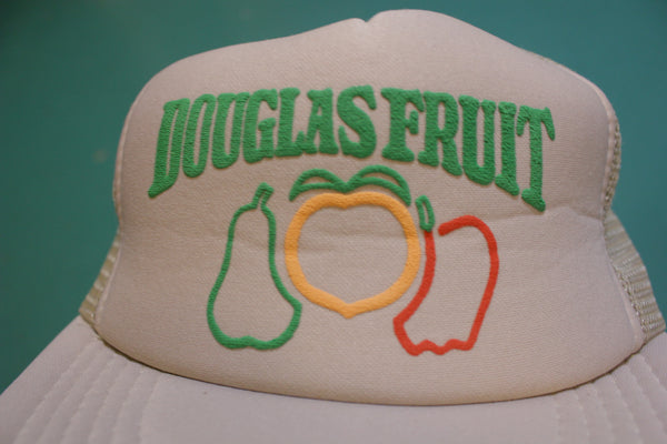 Douglas Fruit 80's Vintage Snapback Trucker Cap Hat