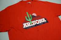 Arizona Cactus Vintage 80's Single Stitch Hanes Beefy T T-Shirt