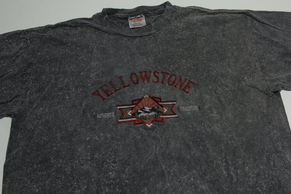 Yellowstone Vintage 90's Embroidered Oneita USA Tourist T-Shirt