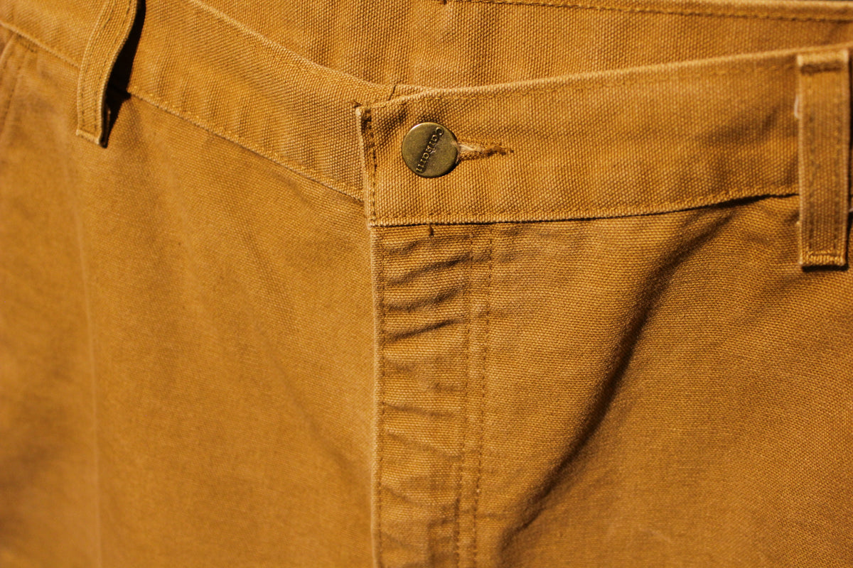 Carhartt Duck Work Shorts B25 Carpenter Brown Cotton Made in USA Men's ...