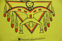 Tony Hillerman Fallen Man Harper Collins Publishers Vintage 90's Single Stitch T-Shirt