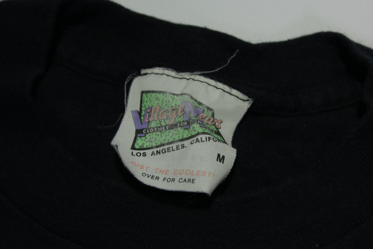 Jose Cuervo 1988 Vintage 80's Tribal Wrap Around Print Beer Single Stitch T-Shirt