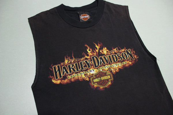 Harley Davidson Legendary Motorcycles Vallejo CA Muscle Sleeveless T-Shirt