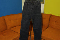 Levis Red Tab Black 701 Made in USA Jeans Vintage 80's Student Fit 501