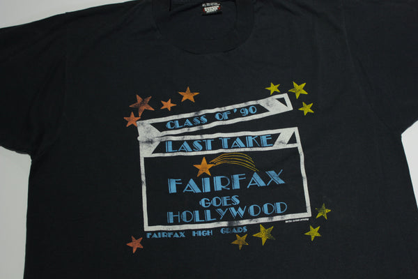 Fairfax High Los Angeles Hollywood Class of 1990 Vintage 90's Screen Stars T-Shirt