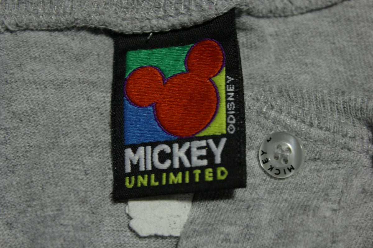 Mickey Unlimited Vintage Embroidered Minnie Pluto Disney Hensley T-Shirt