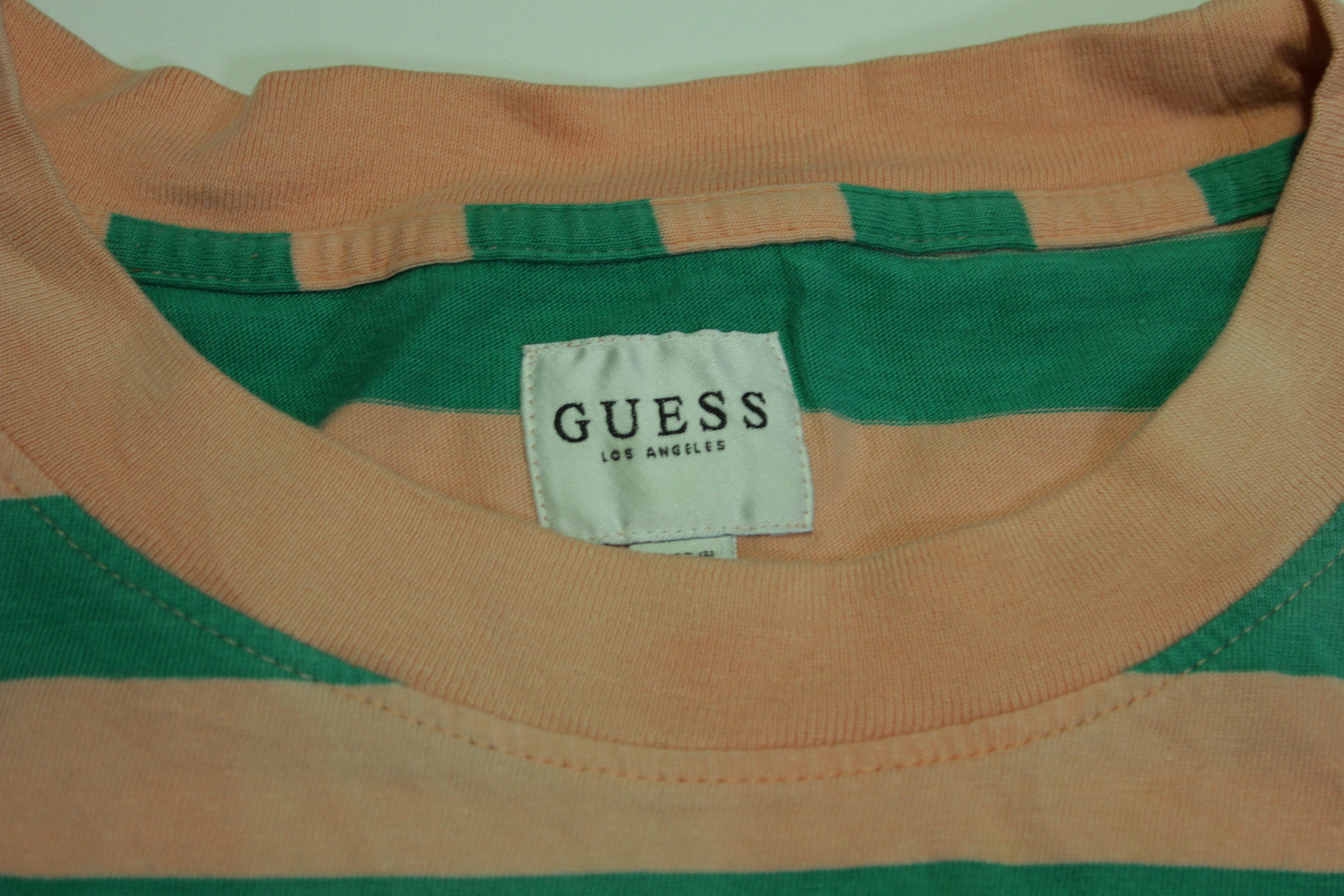 Pink and green outlet guess shirt