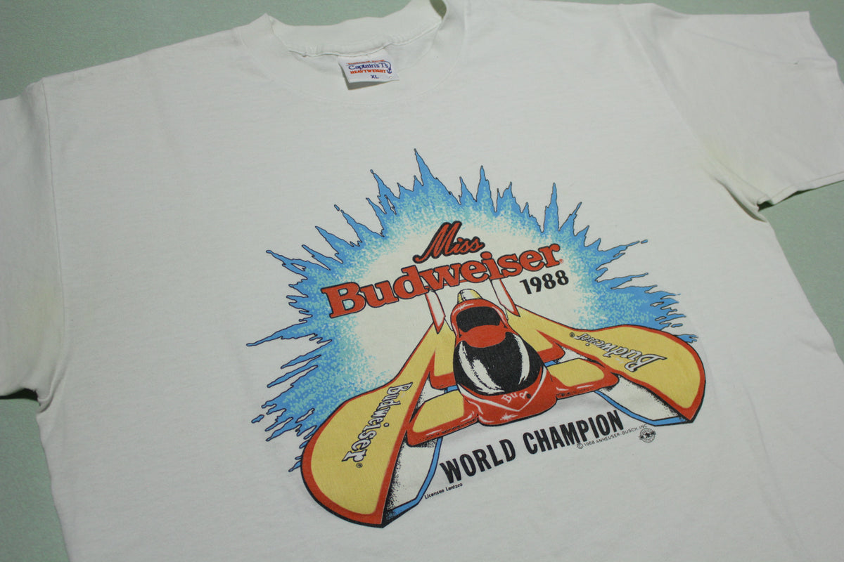 Miss Budweiser Vintage 1988 World Champion Hydroplane Racing T-Shirt