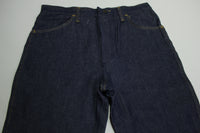 Rustler NWT Vintage Deadstock 1990's Heavyweight Denim Pre-Shunk Boot Blue Jeans