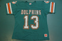 Miami Dolphins #13 Dan Marino Wilson USA Jersey Tee 80's Vintage T-shirt
