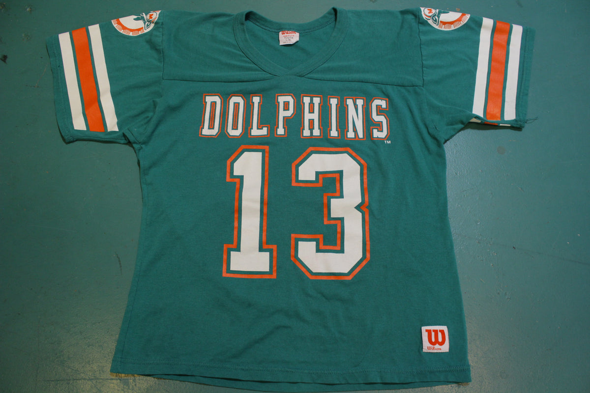 DAN MARINO 13 Miami Dolphins Vintage Football Jersey nfl by 