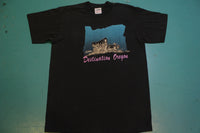 Destination Oregon Wagon Trail Frontier Single Stitch 80's Vintage T-shirt
