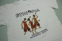 Ethiopia Traditional Dancing Tribe Called Quest Colors T-Shirt