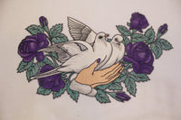 Two Doves Purple Rose Prince Vintage Deadstock NWT 80's Sweatshirt
