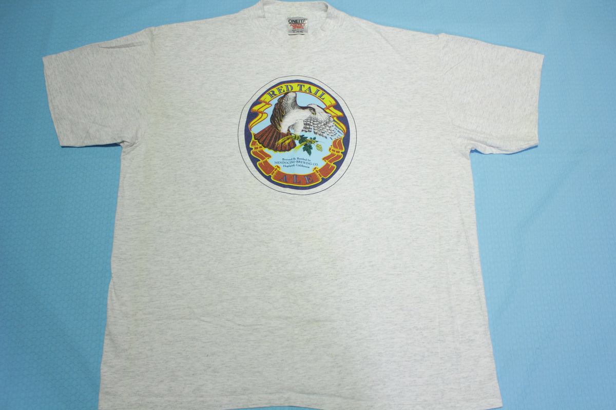 Red Tail Ale Vintage California Brewed Beer 90's Single Stitch T-Shirt