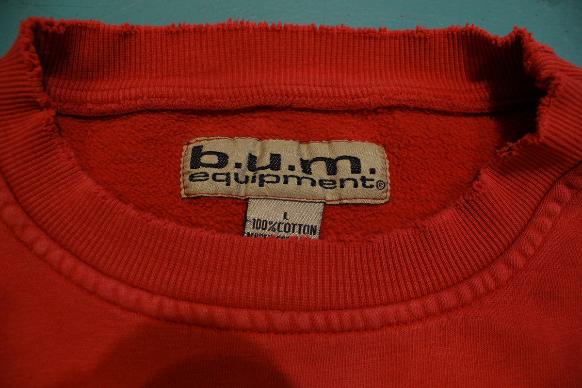 BUM Equipment Natural Resources 1993 Distressed Vintage 90's Crewneck Sweatshirt