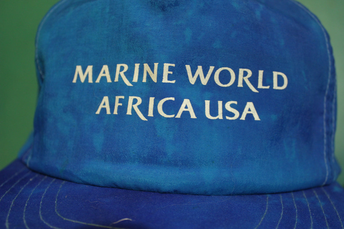 Marine World Africa Vintage 90's Adjustable Back Snapback Hat