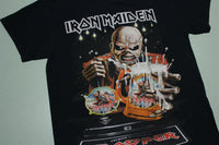 Iron Maiden 666 Trooper Beer 00's Double Sided British Brew Metal T-Shirt