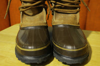 New Eddie Bauer SOREL Kaufman Caribou Vintage Winter Snow Boots Women's Size 10
