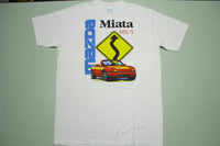 Mazda Miata MX-5 80's 90's Vintage Single Stitch USA Sports Car T-Shirt
