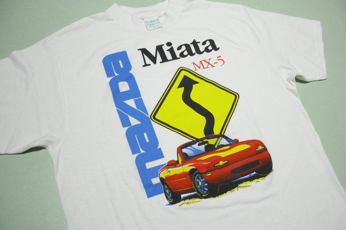 Mazda Miata MX-5 80's 90's Vintage Single Stitch USA Sports Car T-Shirt