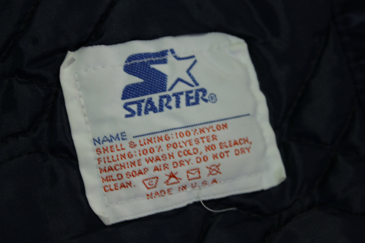 Chicago Bears Vintage 80's Satin Starter Made in USA Quilt Lined NFL Jacket