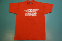 1st Annual Sara Mermorial Softball Game Z Jobbers Service 90's Vintage T-shirt