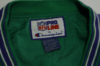 Seattle Seahawks Vintage 90's Pro Line Champion Pullover Windbreaker Jacket